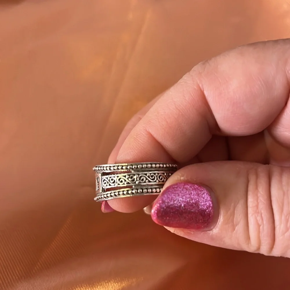SARDA Sterling Silver “Worthy” Ring, Size 10